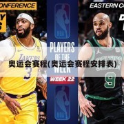 奥运会赛程(奥运会赛程安排表)
