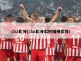 cba比分(cba比分实时播报官网)