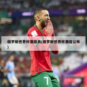 俄罗斯世界杯赛程表(俄罗斯世界杯赛程公布)