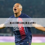 勇士15胜18负(勇士15号)