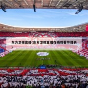 东方卫视直播(东方卫视直播在线观看节目表)