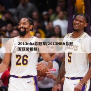 2013nba总冠军(2013NBA总冠军获奖视频)