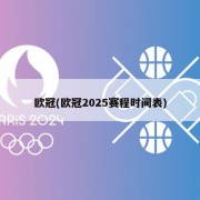 欧冠(欧冠2025赛程时间表)