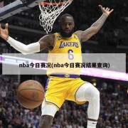nba今日赛况(nba今日赛况结果查询)