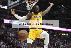 nba今日赛况(nba今日赛况结果查询)