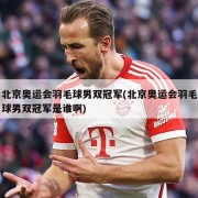 北京奥运会羽毛球男双冠军(北京奥运会羽毛球男双冠军是谁啊)