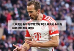 北京奥运会羽毛球男双冠军(北京奥运会羽毛球男双冠军是谁啊)