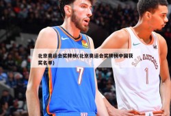 北京奥运会奖牌榜(北京奥运会奖牌榜中国获奖名单)