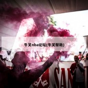 牛叉nba论坛(牛叉帮助)