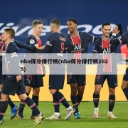 nba得分排行榜(nba得分排行榜2025)