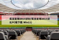 实况足球2013汉化(实况足球2013汉化PC端下载 Win11)