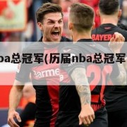 历届nba总冠军(历届nba总冠军一览表)