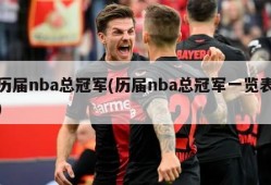 历届nba总冠军(历届nba总冠军一览表)