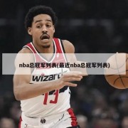 nba总冠军列表(最近nba总冠军列表)