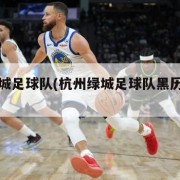 杭州绿城足球队(杭州绿城足球队黑历史事件)