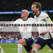 风云足球节目(风云足球节目表直播在线观看)