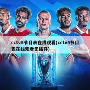 cctv5节目表在线观看(cctv5节目表在线观看无插件)