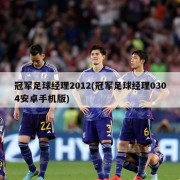 冠军足球经理2012(冠军足球经理0304安卓手机版)