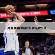 中超战报(中超战报最新,积分榜)