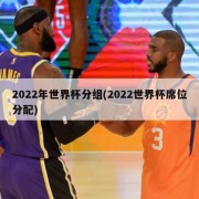 2022年世界杯分组(2022世界杯席位分配)
