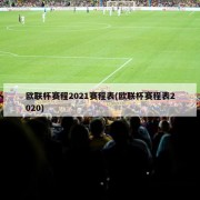 欧联杯赛程2021赛程表(欧联杯赛程表2020)