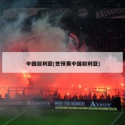 中国叙利亚(世预赛中国叙利亚)