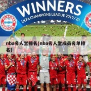 nba名人堂排名(nba名人堂成员名单排名)