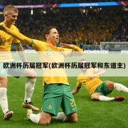欧洲杯历届冠军(欧洲杯历届冠军和东道主)