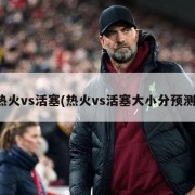 热火vs活塞(热火vs活塞大小分预测)
