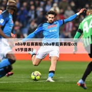 nba季后赛赛程(nba季后赛赛程cctv5节目表)