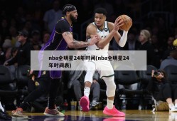 nba全明星24年时间(nba全明星24年时间表)