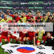2023年的世界杯(2023年世界杯乒乓球)