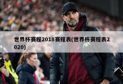 世界杯赛程2018赛程表(世界杯赛程表2020)