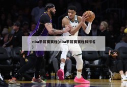 nba季前赛赛程(nba季前赛赛程和排名)