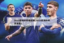 2021欧洲杯昨晚结果(2021欧洲杯昨天谁赢)