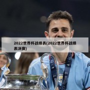 2022世界杯战绩表(2022世界杯战绩表决赛)