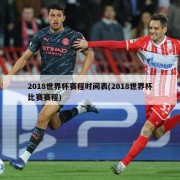 2018世界杯赛程时间表(2018世界杯比赛赛程)