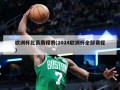 ***比赛赛程表(2024***全部赛程)