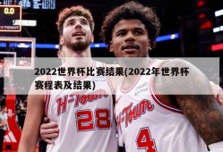2022世界杯比赛结果(2022年世界杯赛程表及结果)