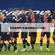 冬奥金牌榜(冬奥金牌榜2022中国)