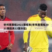 世预赛赛程2021赛程表(世预赛赛程2021赛程表12强分组)