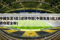 中国女足3比2逆转夺冠(中国女足3比2逆转夺冠全称)