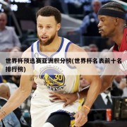 世界杯预选赛亚洲积分榜(世界杯名表前十名排行榜)