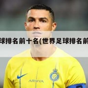 世界足球排名前十名(世界足球排名前十名个人)