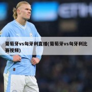 葡萄牙vs匈牙利直播(葡萄牙vs匈牙利比赛视频)