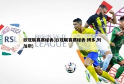 欧冠联赛赛程表(欧冠联赛赛程表 博多,列加斯)