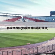 韩国世界杯(韩国世界杯最好成绩)