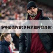 多特蒙德阵容(多特蒙德阵容身价)