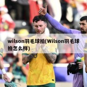 wilson羽毛球拍(Wilson羽毛球拍怎么样)