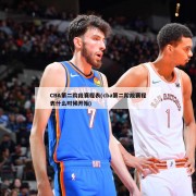 CBA第二阶段赛程表(cba第二阶段赛程表什么时候开始)